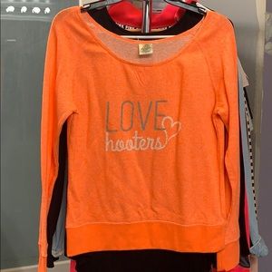 Bright orange lightweight hooters sweeter